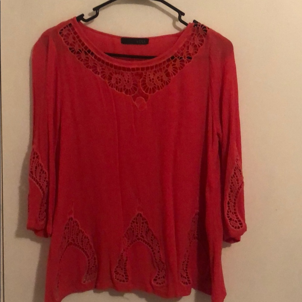 pink blouse